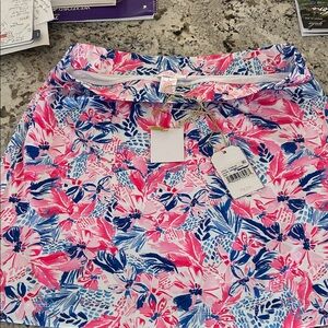 Floral Pink and Blue Women's Skirt